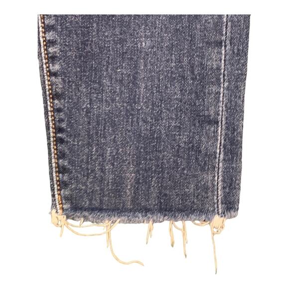 Levi’s Wedgie Skinny Raw Hem Cropped sz 32 Stretch Highrise - Picture 10 of 10